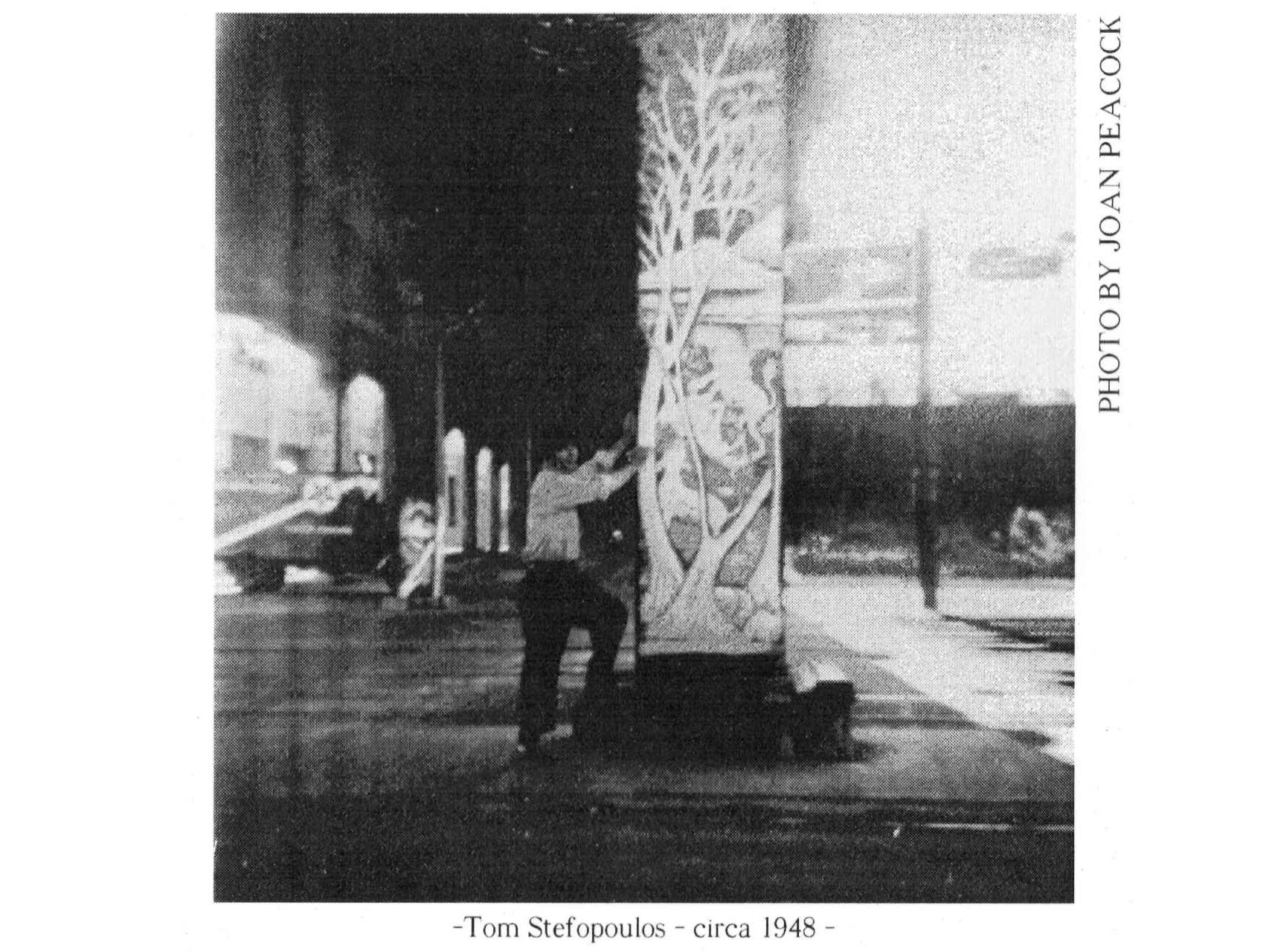 Stefopuolos Square- Tom with Painted Mural